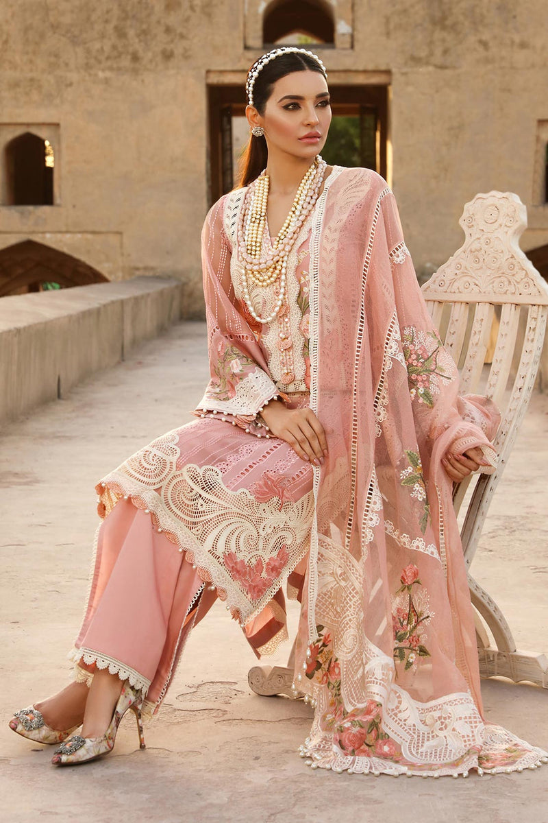 CRIMSON - Lawn 3pc embroidered suit - 202MW