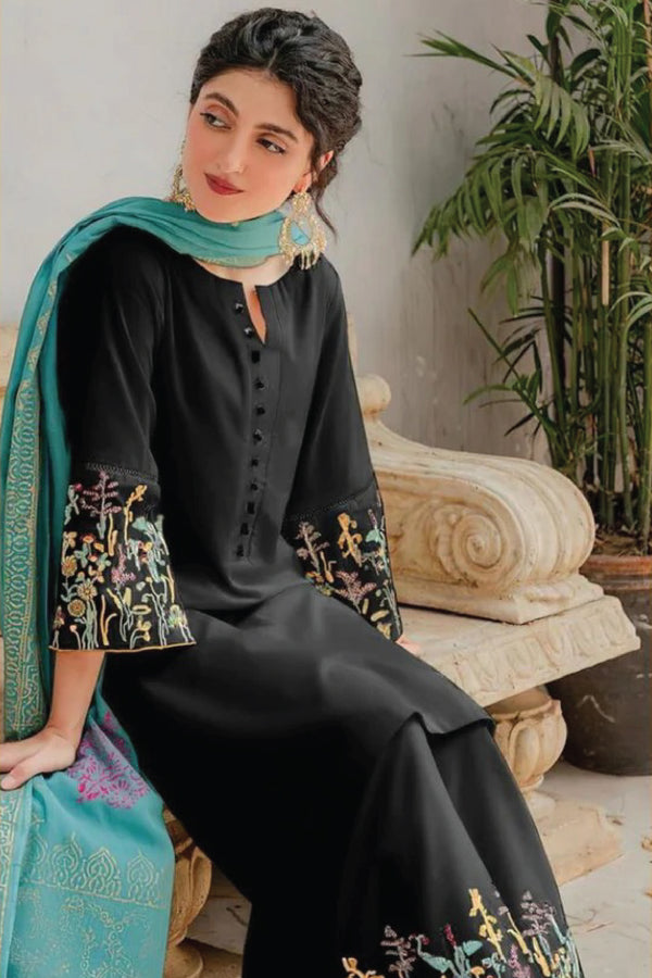 ZARA SHAJAHAN EMBROIDERED 3pc LAWN Suit - 809MW